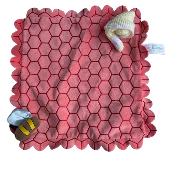 Blanket baby Winnie The Pooh Disney Babies Parks bee hive - Picture 1 of 5